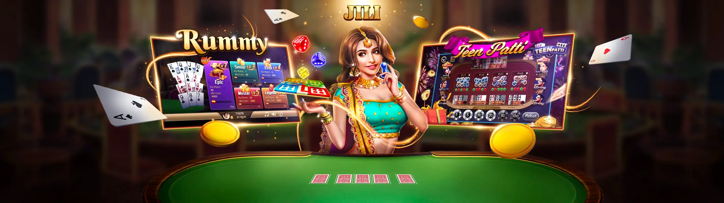 Hình ảnh banner chính QC6672 đăng nhập, với các trò chơi casino trực tuyến